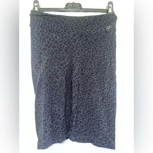 Licifit midnight cheetah scrunch biker short